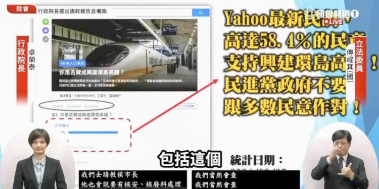 莫對「三大交通平權法案」再三抹黑》傅崐萁:不需政府出資 0成本 環島高鐵、國道六號以BOT國際招商興建 真正的兩兆錢坑建設是離岸風電 莫對「三大交通平權法案」再三抹黑》傅崐萁:不需政府出資 0成本 環島高鐵、國道六號以BOT國際招商興建 真正的兩兆錢坑建設是離岸風電