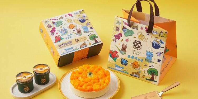 起士公爵Ｘ臺南400好南進行式 小學生手繪限定款夏日派對芒果乳酪蛋糕  一起走入喝牛奶長大的芒果產地