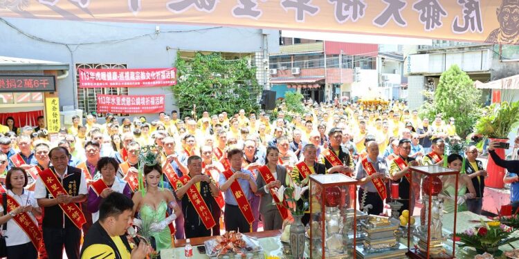 水里虎爺將軍誕辰遶境祈安  許縣長開香主祭感謝信眾公益救難行善