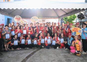 Mapolong Kita部落一起原民日 魏嘉彥伴花蓮市族人共同慶賀