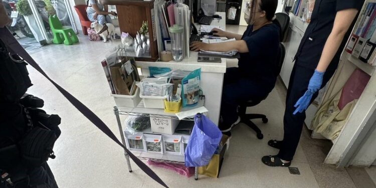 中警救援迷路法鬥 飼主終於鬆一口氣