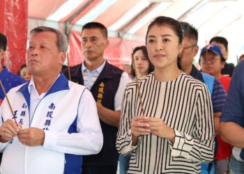 南投縣農產運銷公司 普度法會 許縣長開香祈福