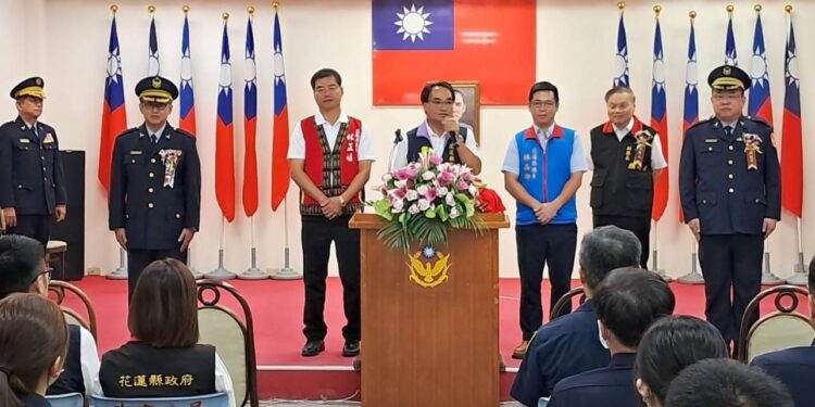 花蓮縣警察局吉安分局 今舉行新任分局長交接布達典禮
