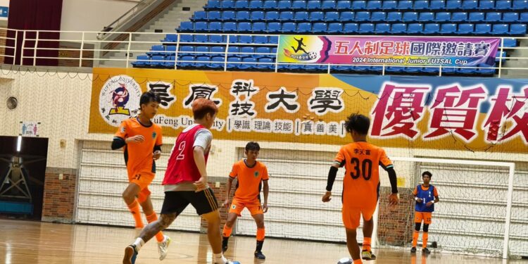 青少年五人制足球吳鳳科大開踢　14支國際隊伍比拚