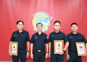 嘉市警局肯定好人好事　表揚21位績優員警