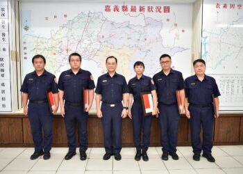 嘉義縣警察局為民服務優良員警　5件5人受表揚