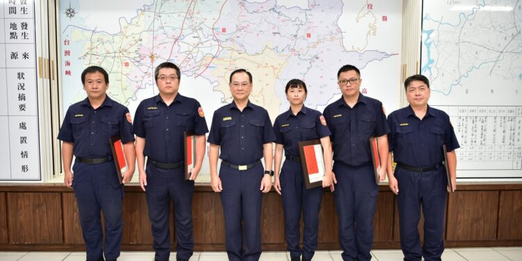 嘉義縣警察局為民服務優良員警　5件5人受表揚