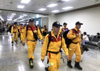 提升國際救援效能竹市特搜隊輪值國際人道救援 參與包機及地震聯合搜救演練