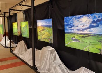李知灝空拍紀錄寶珠湖之美　結合AI策展分享