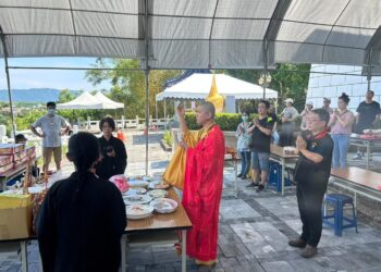 花蓮縣軍人忠靈祠中元法會　致敬榮民先烈祈求平安