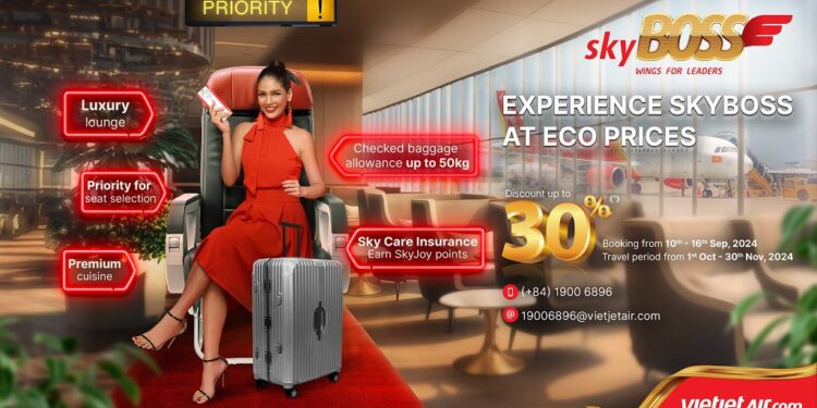 越南成台灣旅客最愛：越捷航空10月27日起每週增加35班往返航班 限時八折優惠即日起至9月15日