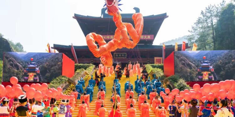 2024甲辰年軒轅黃帝大典 兩岸共祭浙江縉雲隆重舉行