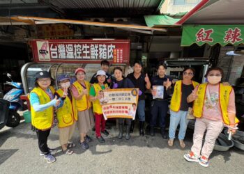 小心市場內的第三隻手 水湳市場防竊宣導廣受好評
