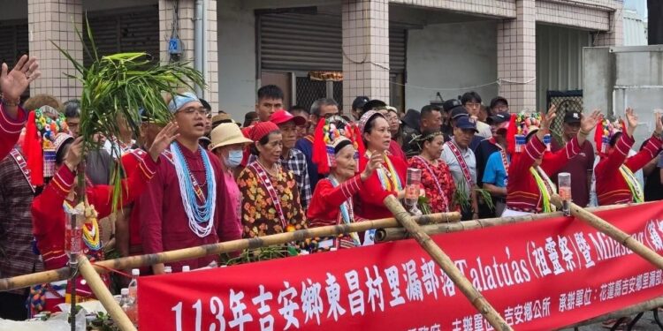 游淑貞全力支持部落傳統祖靈祭儀 協助東昌里漏部落高規格辦理盛典 游淑貞全力支持部落傳統祖靈祭儀 協助東昌里漏部落高規格辦理盛典