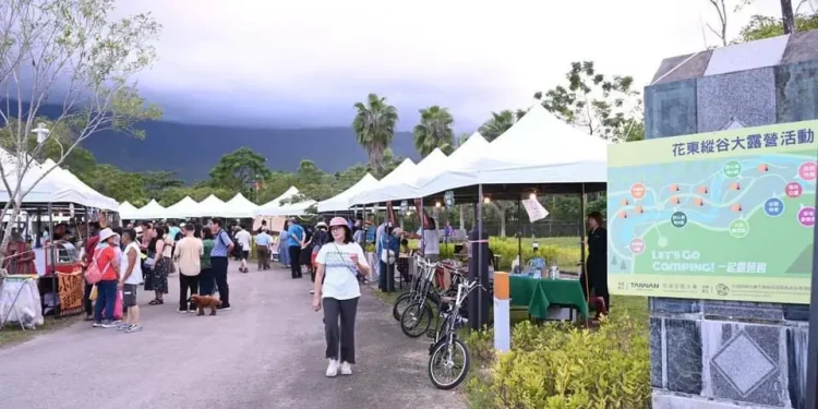 花東縱谷大露營活動盛大展開 花蓮縣政府歡迎所有旅客到「鳳林生態遊憩區」 沉浸自然 感受山海之美