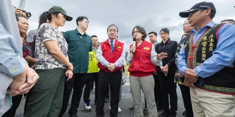 副總統赴花蓮勘察農民災損情形 盼部落早日恢復正常生活