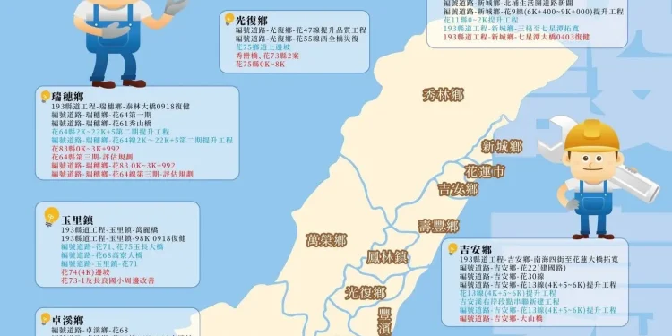 就職六週年系列》 打造花蓮幸福城市 花蓮縣長徐榛蔚全面推動道路橋梁建設 完善交通路網 守護鄉親用路安全