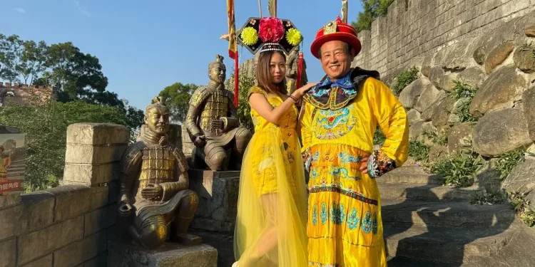 台灣白河萬里長城 開封府一側特別規劃 18禁紅燈區街景 台灣白河萬里長城 開封府一側特別規劃 18禁紅燈區街景