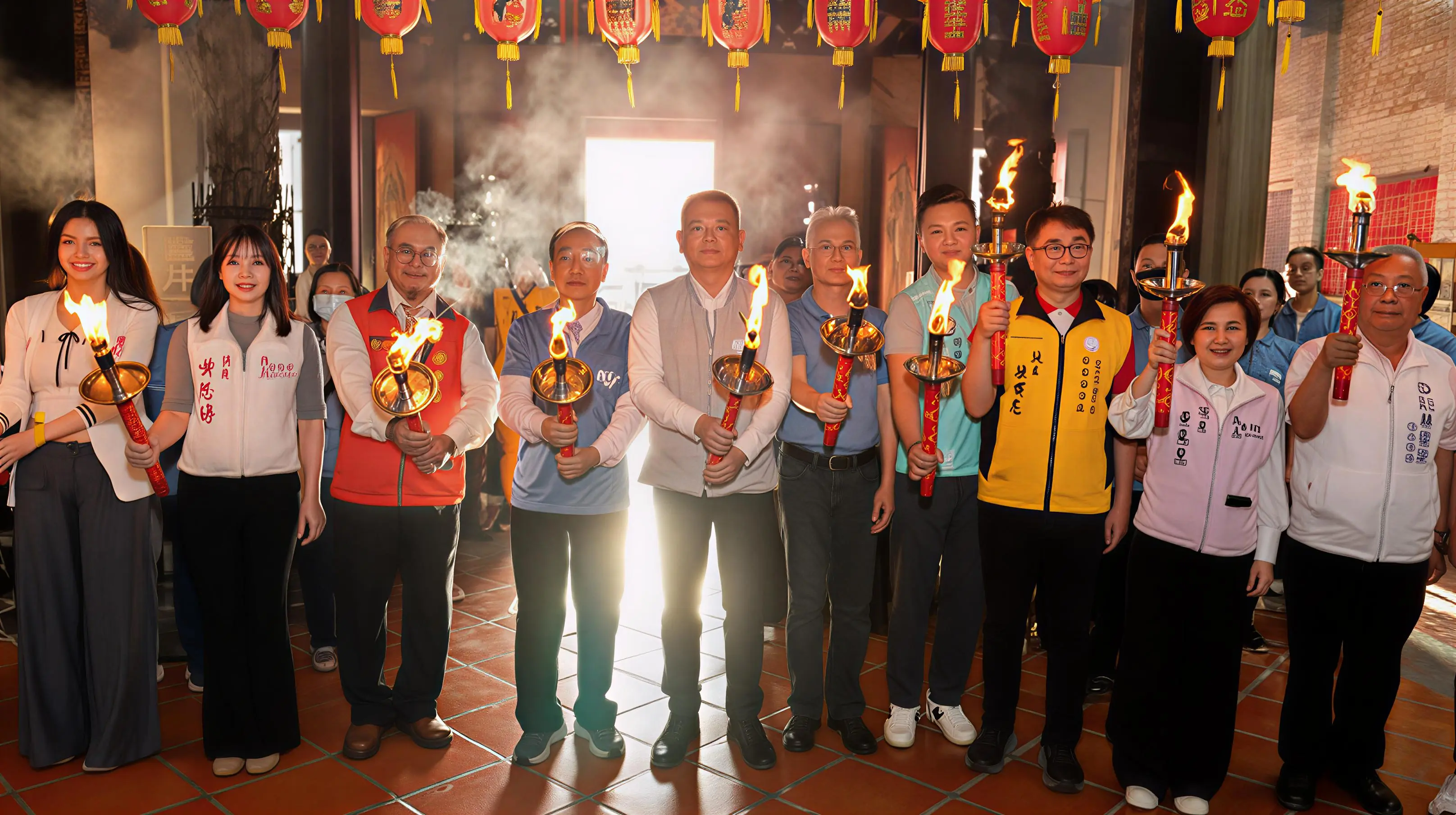 嘉義市運聖火於城隍廟點燃 傳遞運動精神迎接賽會登場 嘉義市運聖火於城隍廟點燃 傳遞運動精神迎接賽會登場